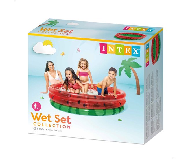 Piscina hinchable sandía INTEX Multicolor