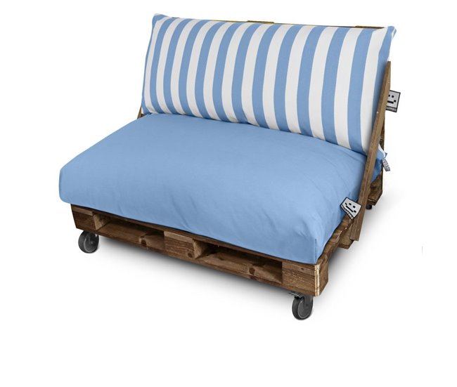 Cojín para Palets Toldotex HAPPERS 120x80 Azul Claro