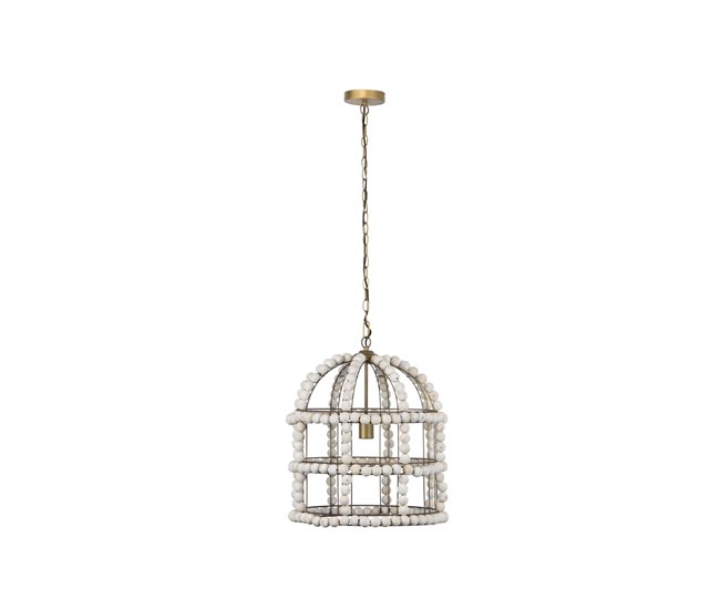 Lampara Metal Adda Home Blanco