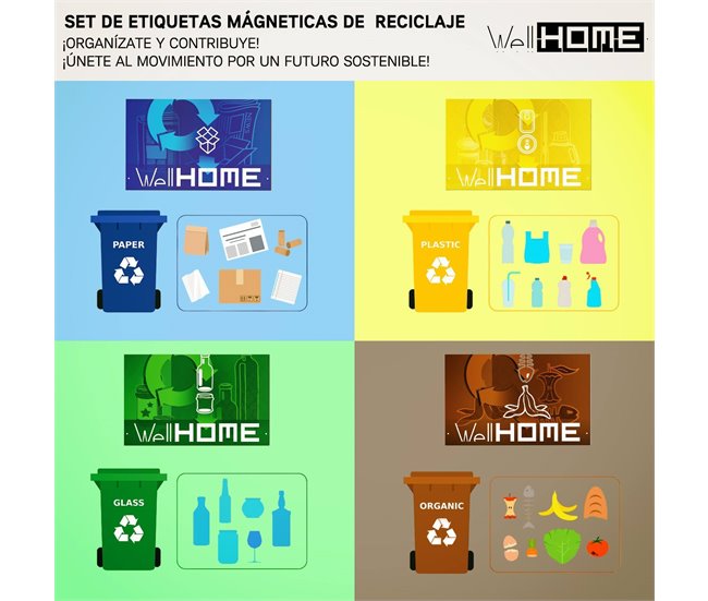 Papelera y bolsas de basura Gris