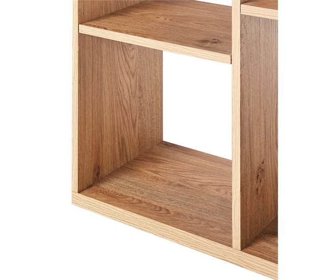 Beliani Librería BANGOR Negro/ Madera