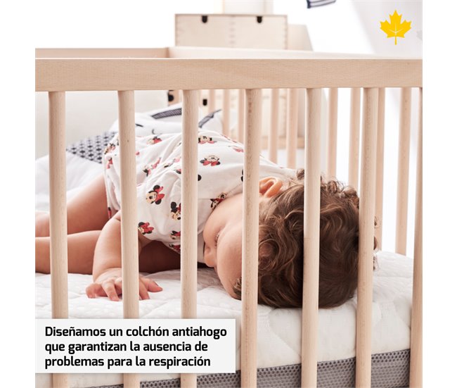 Colchon de Cuna | Funda Lavable | Versatilidad | Antireflujo 