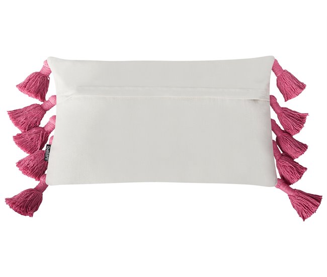 Beliani Cojín decorativo LOVELY Rosa