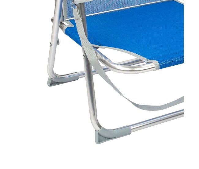 Aktive Pack 2 sillas de playa plegables c/respaldo fijo Azul