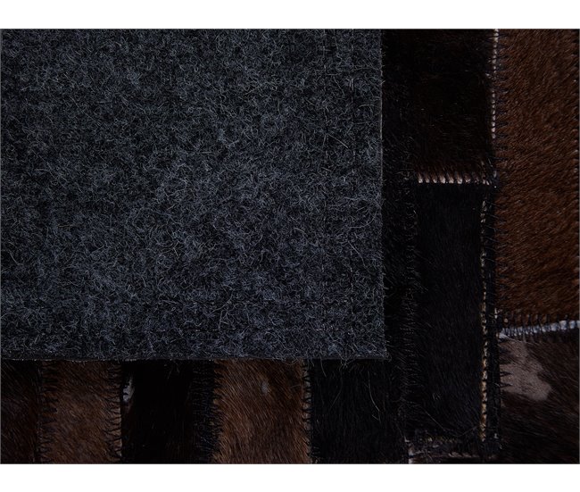 Beliani Alfombra de pelo corto AKSEKI 160x230 Marron