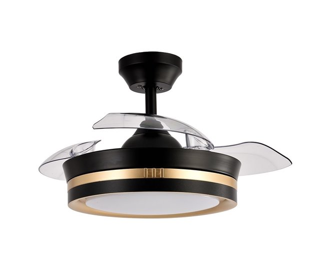 Ventilador De Techo Metal Serie Viper Dorado