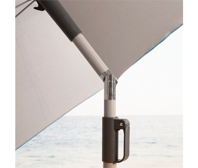 Aktive Sombrilla playa grande 220 cm inclinable azul UV50 c/funda Azul