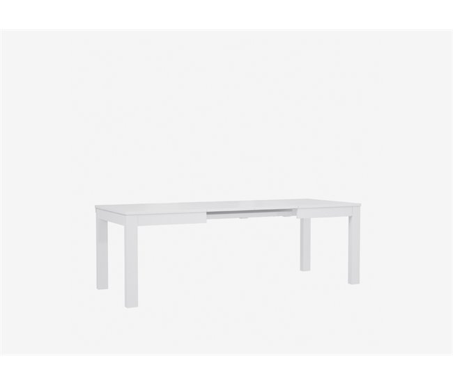 Mesa comedor extensible MONTREAL blanco Blanco Brillo