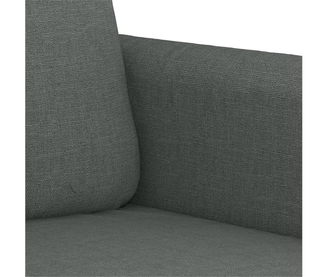 Sofá de 2 plazas de tela Gris Oscuro