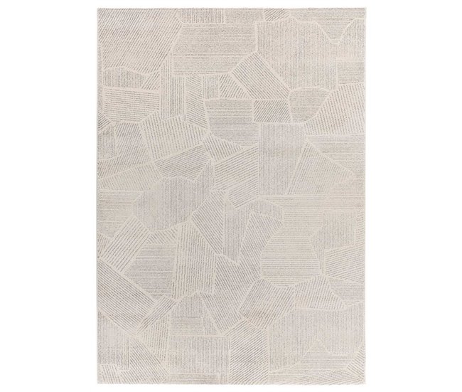 Alfombra de diseño abstracto PORTO - ATTICGO 160x230 Gris