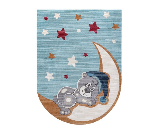 Alfombra infl TOYS 75322 oso de peluche para niños moderno Azul
