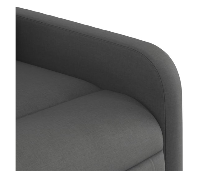 Sillón Reclinable De Masaje Gris Oscuro