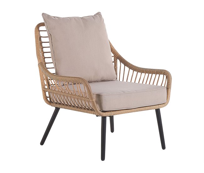 Beliani Conjunto bistro LAURETO Beige