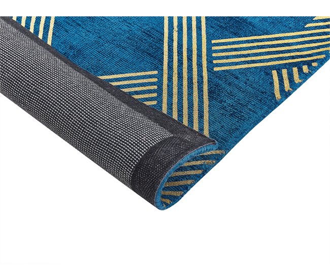 Beliani De pelo corto VEKSE 160x230 Azul