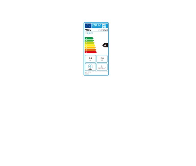 Aire Acondicionado portátil TCL P12F3CW0 3.600 frigorías Blanco