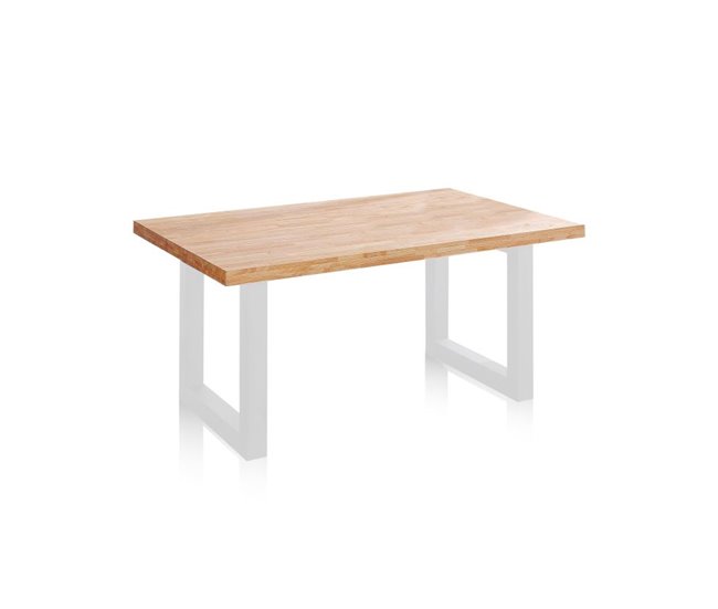 Mesa de comedor Loft 160 160x160 Blanco