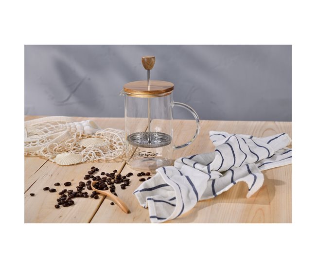 Cafetera de Émbolo NOIA Transparente