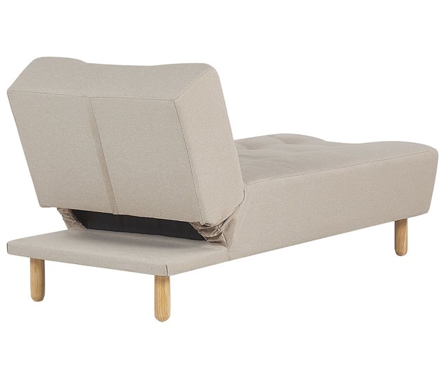 Beliani Chaise longue Poliéster ALSTEN Beige