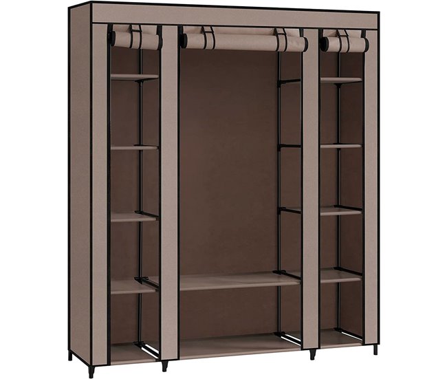 Armario Vestidor de Tela Nyana Home Marron