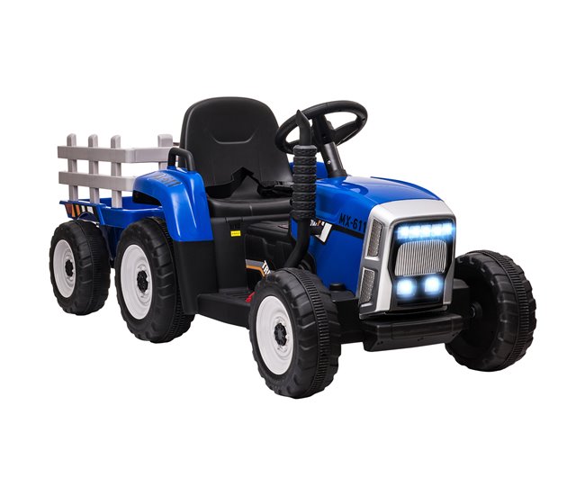 Coche Eléctrico Infantil PP, Metal HOMCOM Azul