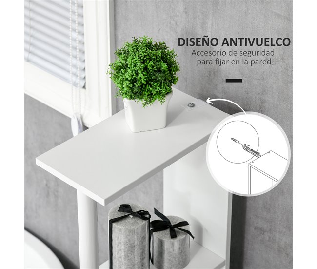 Armario de Baño kleankin 834-456BK 15 Marron