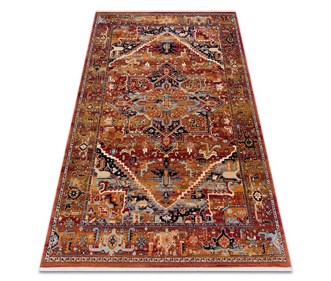 Alfombra KESHAN franjas Ornamento oriental 2886/53588 250x340 Multicolor