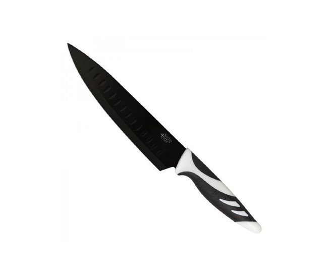 Cuchillos Swiss Chef Negros Cecotec Negro
