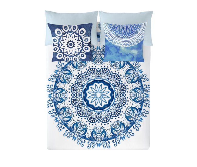 FUNDA NÓRDICA GREEK INDIGO 