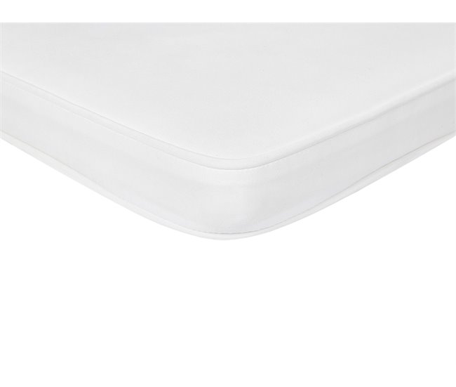 Beliani Cojín de asiento VIVARA Blanco/ Beige