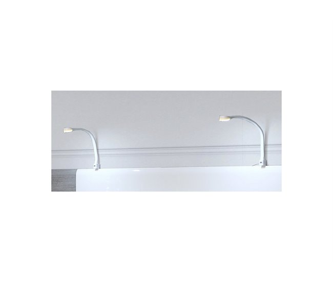 Set luces de lectura Led para cabecero TIZZIANO 5.0 Gris