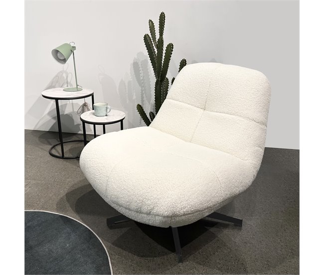 Sillon decorativo color blanco CADI Blanco