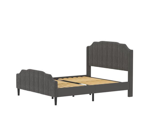 Marco de la cama 200x140 Gris