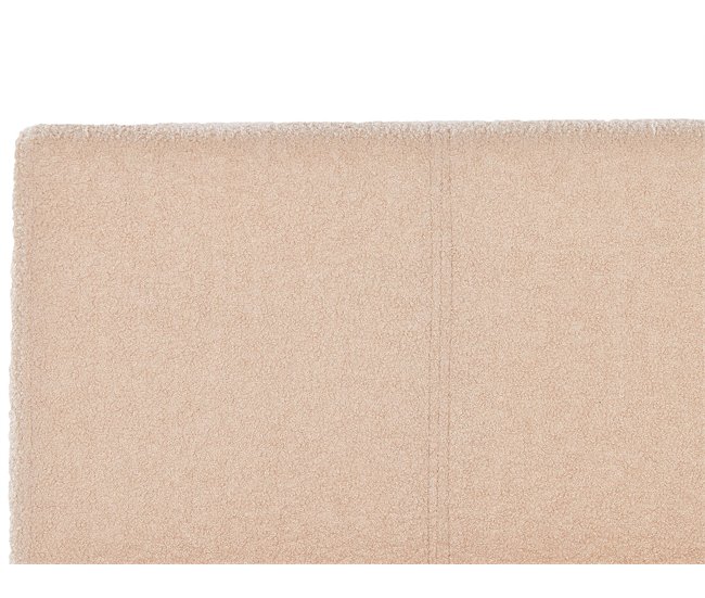 Beliani Cama con somier Bouclé MARMANDE 86x214 Beige
