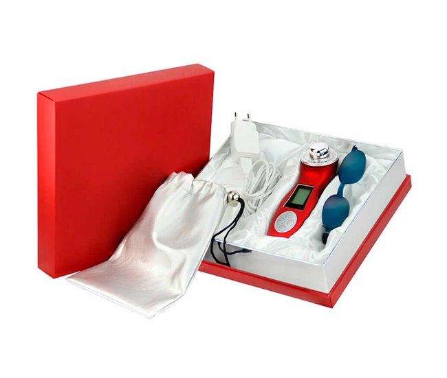 Cavitación Facial y Corporal Portátil 5 en 1 Ultrasonido+Vibración Gridinlux Granate