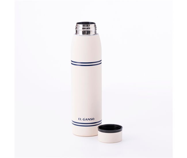 Botella de agua en acero inoxidable El Ganso Blanco