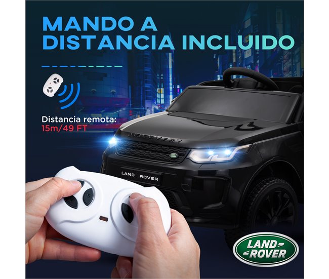 Coche Eléctrico Infantil Plástico, Metal AIYAPLAY Negro