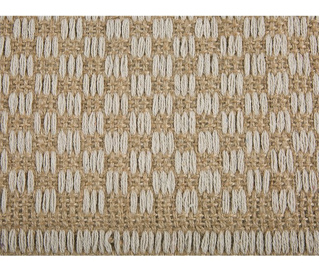 Beliani Alfombra de pelo corto ADABAG 50x80 Beige