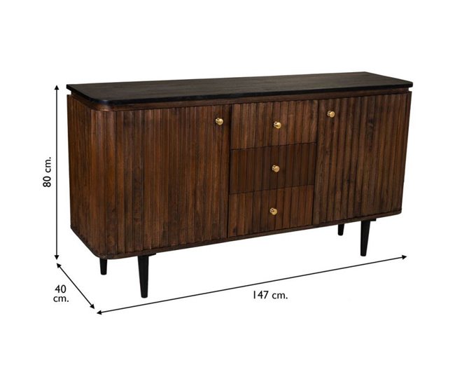 Aparador de madera Marron