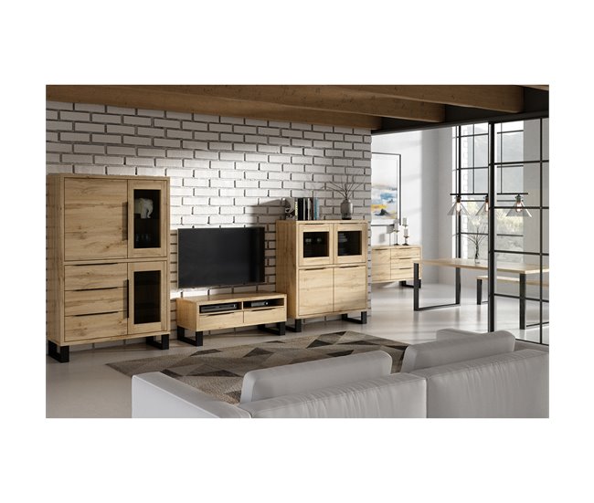 Bufé 1 puerta 3 cajones Eden Madera