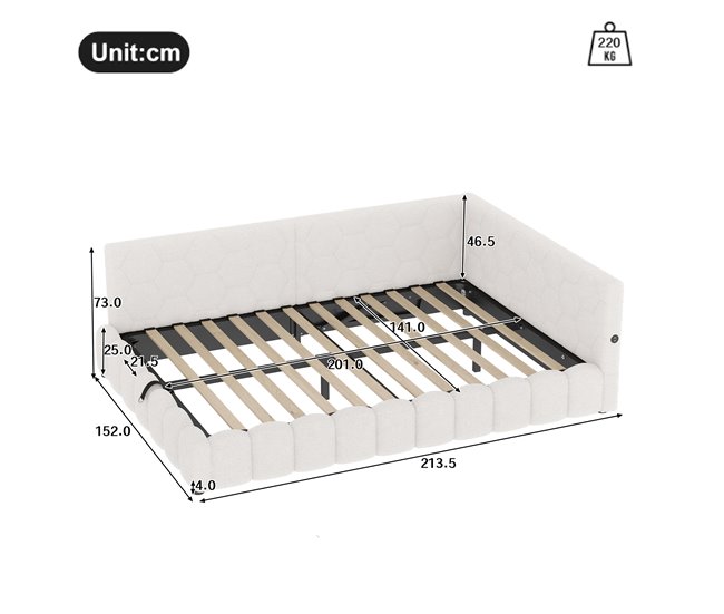 Canapés abatibles Blanco