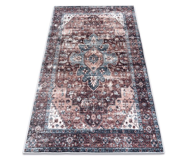Alfombra lavable ANDRE 1826 Ornamento vintage 160x220 Multicolor