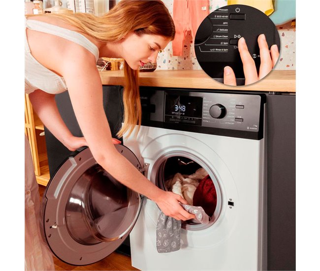 Cecotec Lavadora de carga frontal Bolero Dresscode 7410 Inverter Blanco