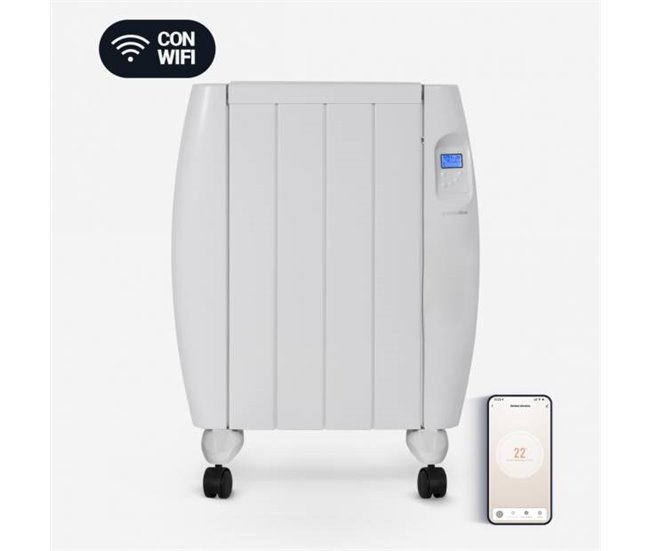 - SAONA W Emisor Térmico W con WiFi | UNIVERSALBLUE Blanco