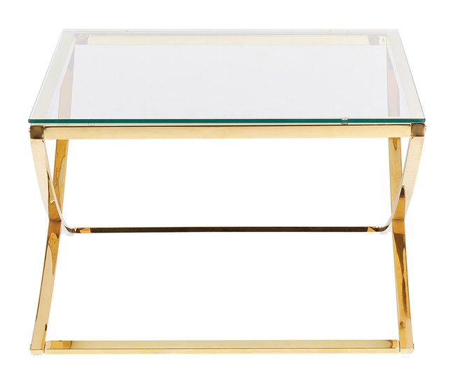 Beliani Mesa de centro RINGGOLD Dorado