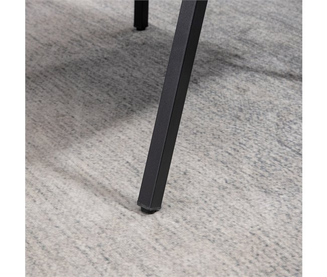 Butaca de Salón Poliéster, Espuma, Acero, Madera de Caucho HOMCOM Gris