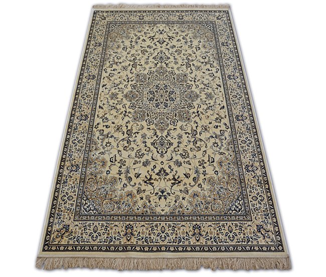 Alfombra de jacquard WINDSOR 22915 Rosetón 200x300 Beige