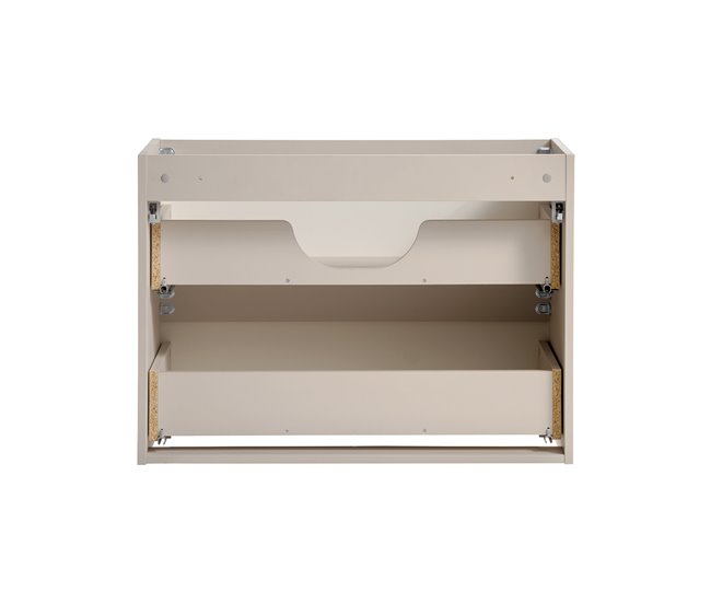 Mueble bajo lavabo cesto de ropa Manoa 120 Beige