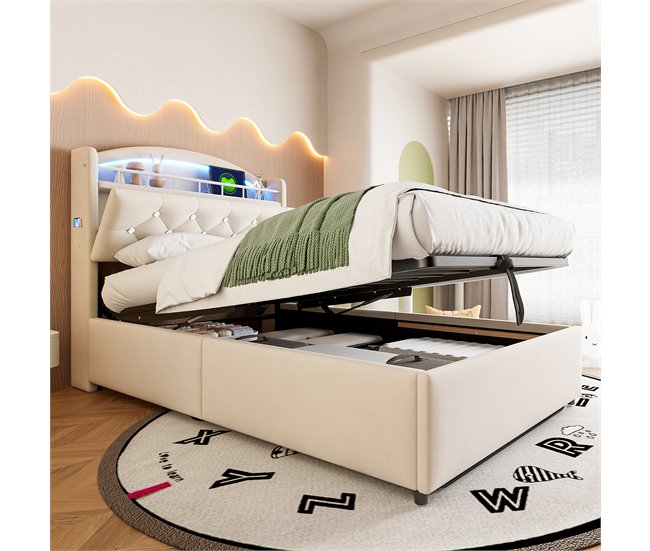 Canapés abatibles Beige