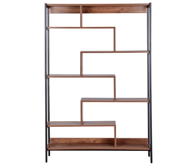 Beliani Librería DAVEN Madera Oscura