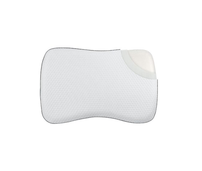 Almohada Ergonómica Antiácaros Relax Blanco/ Negro